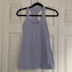 Lululemon Periwinkle Tank Top - Nulu fabric Size 6